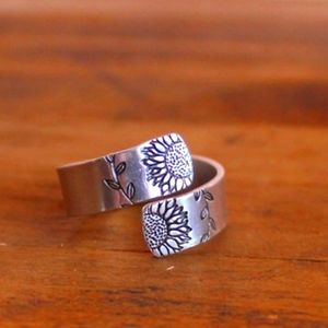 Sunflower Wrap Ring